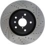 Stoptech 127.47022L 05-10 Subaru Impreza WRX/STi Slotted & Drilled Left Front Rotor