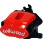Wilwood 120-10113-6-RD Caliper-Combination Parking Brake-Pos 6-R/H-Red 41mm piston .81in Disc