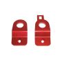 Torque Solution Red Radiator Stay Bracket: 02-07 Subaru Impreza (Inc WRX / STI)