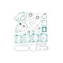 Vertex Pistons 8110010 Vertex Complete Gasket Kit With Seals