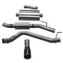 CORSA Performance 21062BLK Corsa 2020-2024 Jeep Gladiator JT 3.0in Cat-Back Single Touring Side Exit w/ 4.0in Black Tip