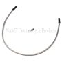 NAMZ NOSSH-1801 Oil Sending Harness Cover (SS Braided & Clear Coated - Stock Length)