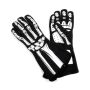 RJS SAFETY RJS600080133 Single Layer White Skeleton Gloves Medium