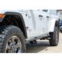 N-Fab J194TRKRS4 RKR Step System 2019 Jeep Wrangler JT 4 Door Truck Full Length - Tex. Black - 1.75in