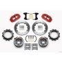 Wilwood 140-12435-R Narrow Superlite 4R Rear P-Brk Kit 12.88in Red Strange Eng Floater 3.49in Offset