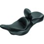 Mustang Motorcycle 79631 Mustang 09-21 Kawasaki Vulcan 1700 Voyager, Nomad Touring 1PC Seat w/Driver Backrest - Black