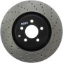 Stoptech 128.61089L Drilled Sport Brake Rotor