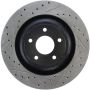 Stoptech 127.63072R Slotted & Drilled Sport Brake Rotor