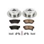 PowerStop KOE5210 OE Stock Replacement Low-Dust Ceramic Brake Pad and Rotor Kit