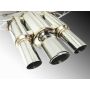 Remark Catback Exhaust 2017+ Honda Civic Type-R Spec III-Triple Tip Stainless Steel Tip Cover