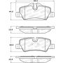 Stoptech 308.18000 Street Brake Pads - Front
