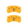 MGP Rear set 2 Caliper Covers Engraved Rear S197/Bar & Pony Yellow finish black ch