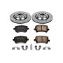 PowerStop KOE4628 OE Stock Replacement Low-Dust Ceramic Brake Pad and Rotor Kit