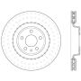StopTech 12-13 Audi A6 Quattro/11-12 A7 Quattro / 10-13 S4 Front Left Cryo Slotted Rotor