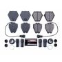 PowerStop Z23-839A PowerStop - Z23 Daily Driver Carbon-Fiber Ceramic Brake Pads with Hardware Kit