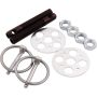 ALLSTAR PERFORMANCE ALL18473 LW Alum Hood Pin Kit 3/8in Black