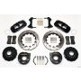 Wilwood 140-10952-D AERO4 Rear P-Brake Kit 14.00in Drilled Ford 8.8 w/2.5in Offset-5 Lug