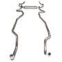 Stainless Works CA6913S Chevy Camaro 1969 Exhaust SB SS Exhaust System