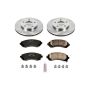 PowerStop KOE5233 OE Stock Replacement Low-Dust Ceramic Brake Pad and Rotor Kit