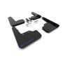 Rally Armor MF92-UR-BLK/BL Black Mud Flap/Blue Logo
