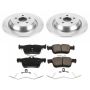PowerStop KOE7417 OE Stock Replacement Low-Dust Ceramic Brake Pad and Rotor Kit