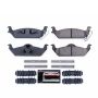 PowerStop Z23-963 PowerStop - Z23 Daily Driver Carbon-Fiber Ceramic Brake Pads with Hardware Kit