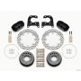 Wilwood 140-12547-D Dynapro Lug Mount Single Rear Dynamic Kit SA Drilled Big Ford 2.36in Offset