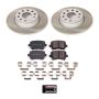 PowerStop SC2261 Semi-Coated Rotor and Low-Dust Ceramic Brake Pad Kit