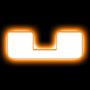 Oracle Lighting 3140-U-005 Universal Illuminated LED Letter Badges - Matte White Surface Finish - U