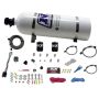 Nitrous Express 20118-15 GM EFI RACE (100-150-200-250HP) SINGLE NOZZLE WITH 15LB BOTTLE