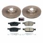 PowerStop KOE8175 OE Stock Replacement Low-Dust Ceramic Brake Pad and Rotor Kit