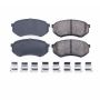 PowerStop 17-389 PowerStop - Z17 Low-Dust Ceramic Brake Pads with Hardware