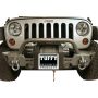 Tuffy Products 189-01 Tuffy Flip-up License Plate Holder For Winch Roller Fairlead 01Black