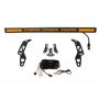 Diode Dynamics DD6082 18-21 Jeep JL Wrangler/Gladiator SS30 Bumper Bracket Kit - Amber Combo (Single)