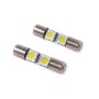 Diode Dynamics DD0047P 28mm SMF2 LED Bulb Warm - White (Pair)