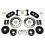 Wilwood 140-10950-D AERO4 Rear P-Brake Kit 14.00in Drilled 2005-2014 Mustang