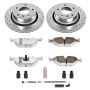 PowerStop K962-26 Z26 Street Performance Ceramic Brake Pad and Drilled & Slotted Rotor Kit