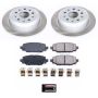 PowerStop SC7943 Semi-Coated Rotor and Low-Dust Ceramic Brake Pad Kit