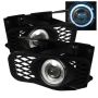 SPYDER 5021335 Halo Projector Fog Lights w/Switch - Clear