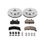 PowerStop KOE3132 OE Stock Replacement Low-Dust Ceramic Brake Pad and Rotor Kit