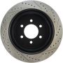 Stoptech 127.65135R Slotted & Drilled Sport Brake Rotor