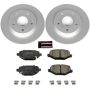 PowerStop CRK6544 Genuine Geomet Coated Rotor and Low-Dust Ceramic Brake Pad Kit