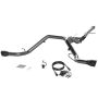 QTP 410015B 2014-2018 Silverado/Sierra  Screamer Split Rear Exit Cat Back Black Tips