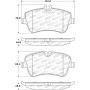 Stoptech 308.08720 Street Brake Pads