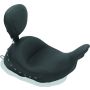 Mustang Motorcycle 79912 Mustang 08-21 Honda Electra Glide Std,Rd Glide,Rd King,Str Glide Lowdow Solo Seat Pearls - Black