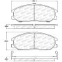 Stoptech 308.08640 Street Brake Pads