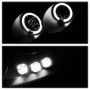 SPYDER 5078285 Projector Headlights - LED Halo - Black Smoke