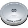 Ford Racing 302-361 Air Cleaner Kit: Chrome, Ford Mustang Emblem