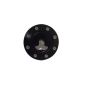 Ridetech 81000036 Billet aluminum gas cap, universal fit, locking, anodized Black.