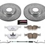 PowerStop K582-26 Z26 Street Performance Ceramic Brake Pad and Drilled & Slotted Rotor Kit
